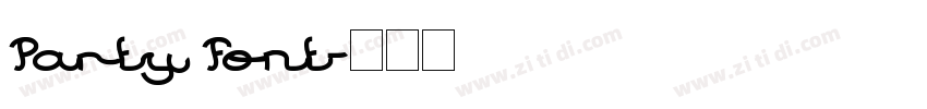Party Font字体转换